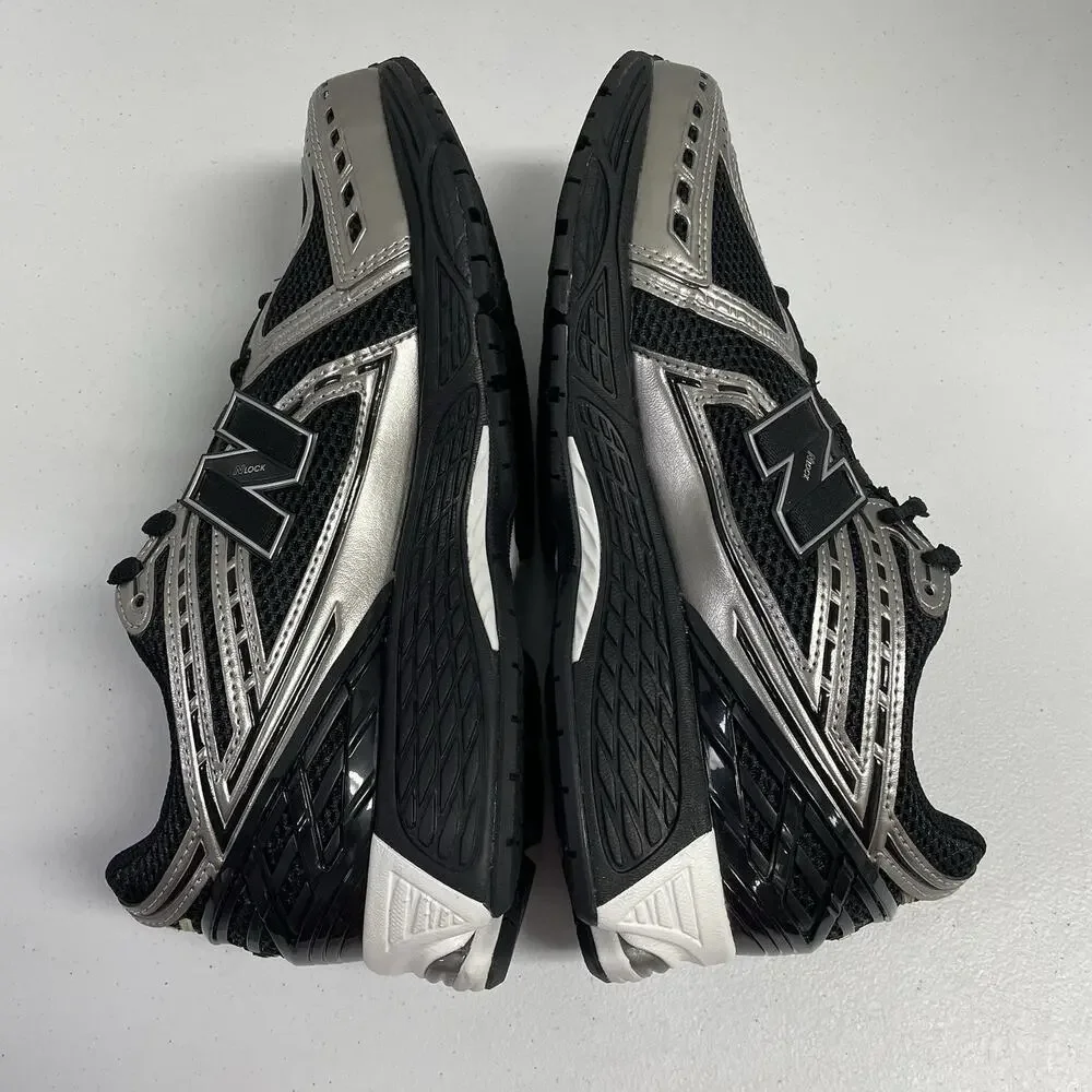 New Balance 1906R Black Grey White U1906RCF Size 11.5 Mesh Runner Silver Workout